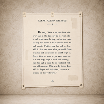 Ralph Waldo Emerson Wall Tarp