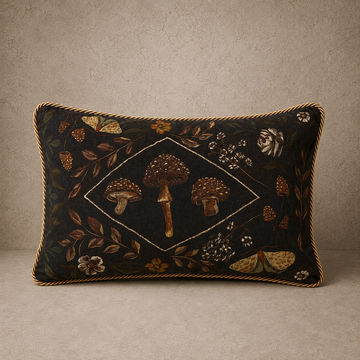 Moody Mushroom Pillow