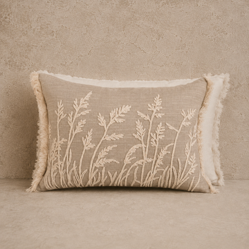 Natural Grasses Lumbar Pillow
