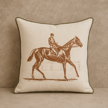 Show Horse Piped Pillow