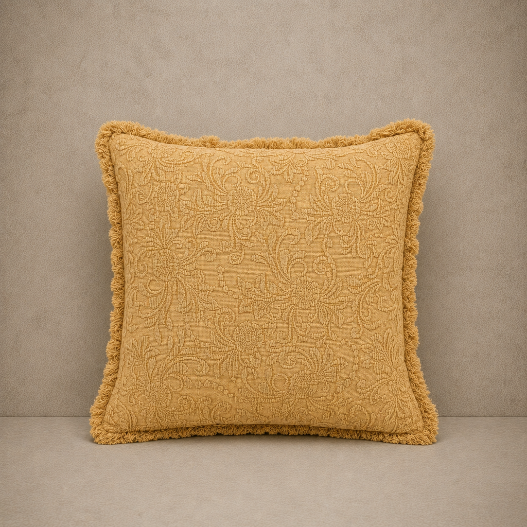 Floral Rust Pillow