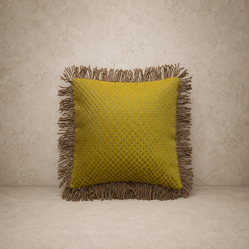 Woven Pillow + Bullion Fringe - 18"