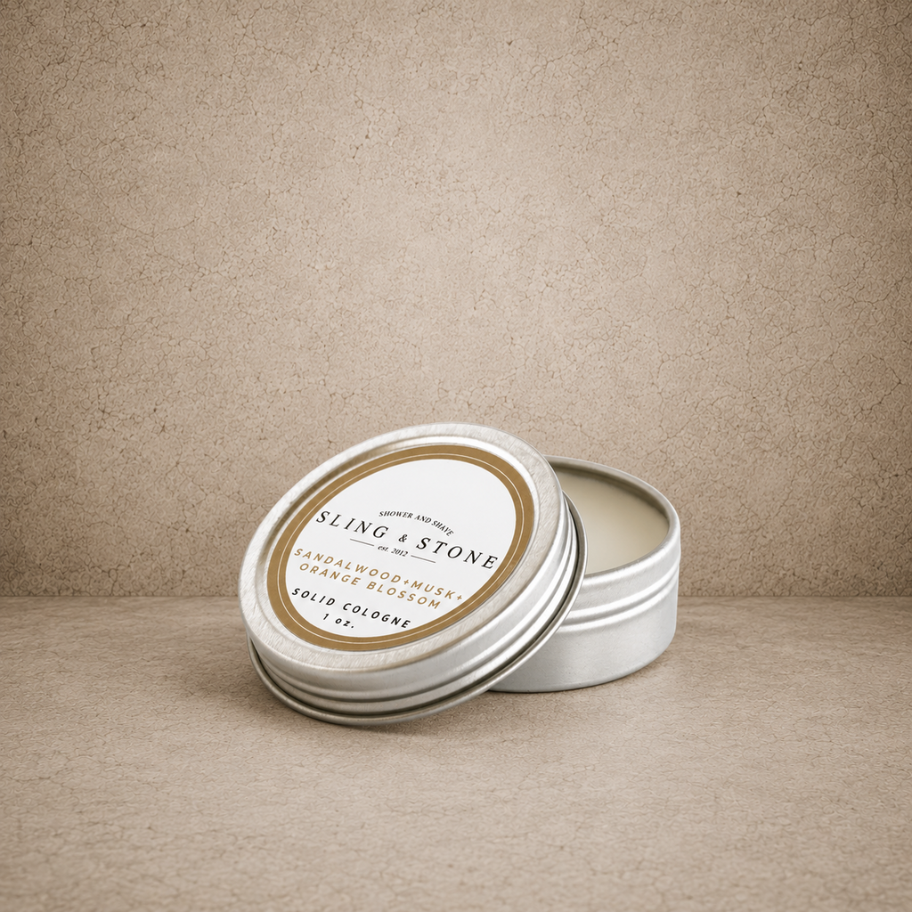Sandalwood + Musk + Orange Solid Cologne