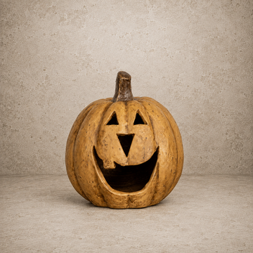 Beige Big Mouth Pumpkin - 11"