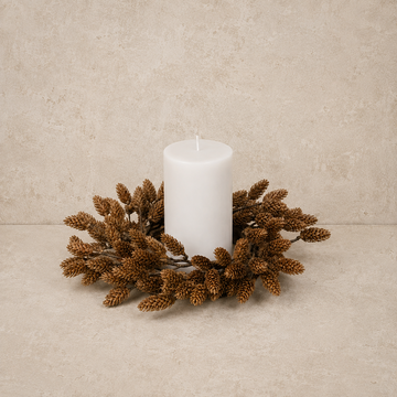 Plethora Pinecones Candle Ring