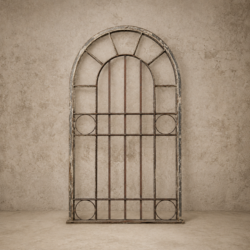 Authentic European Iron Window (79" x 46")