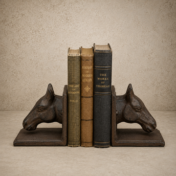 Horse Head Bookends - Set