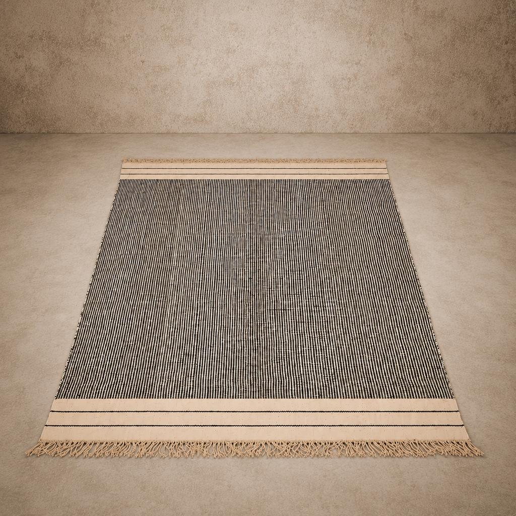 Shadow Stripe Jute Rug - 5x7'