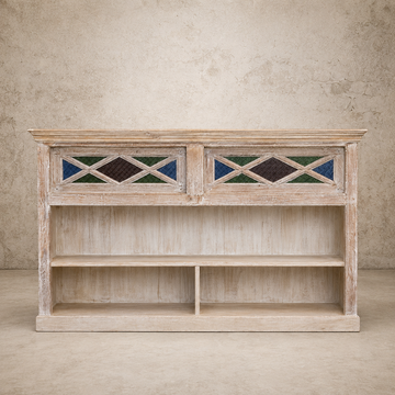 Wooden Colored Window Shelf
