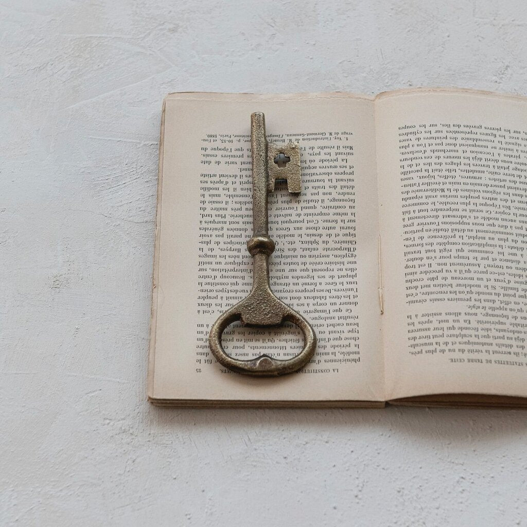 Cast Iron Key Shaped Bottle Opener