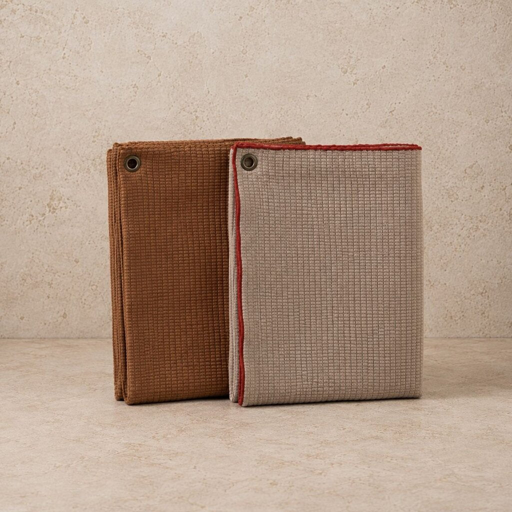 Eyelet Cotton Waffle Weave Kitchen Towel