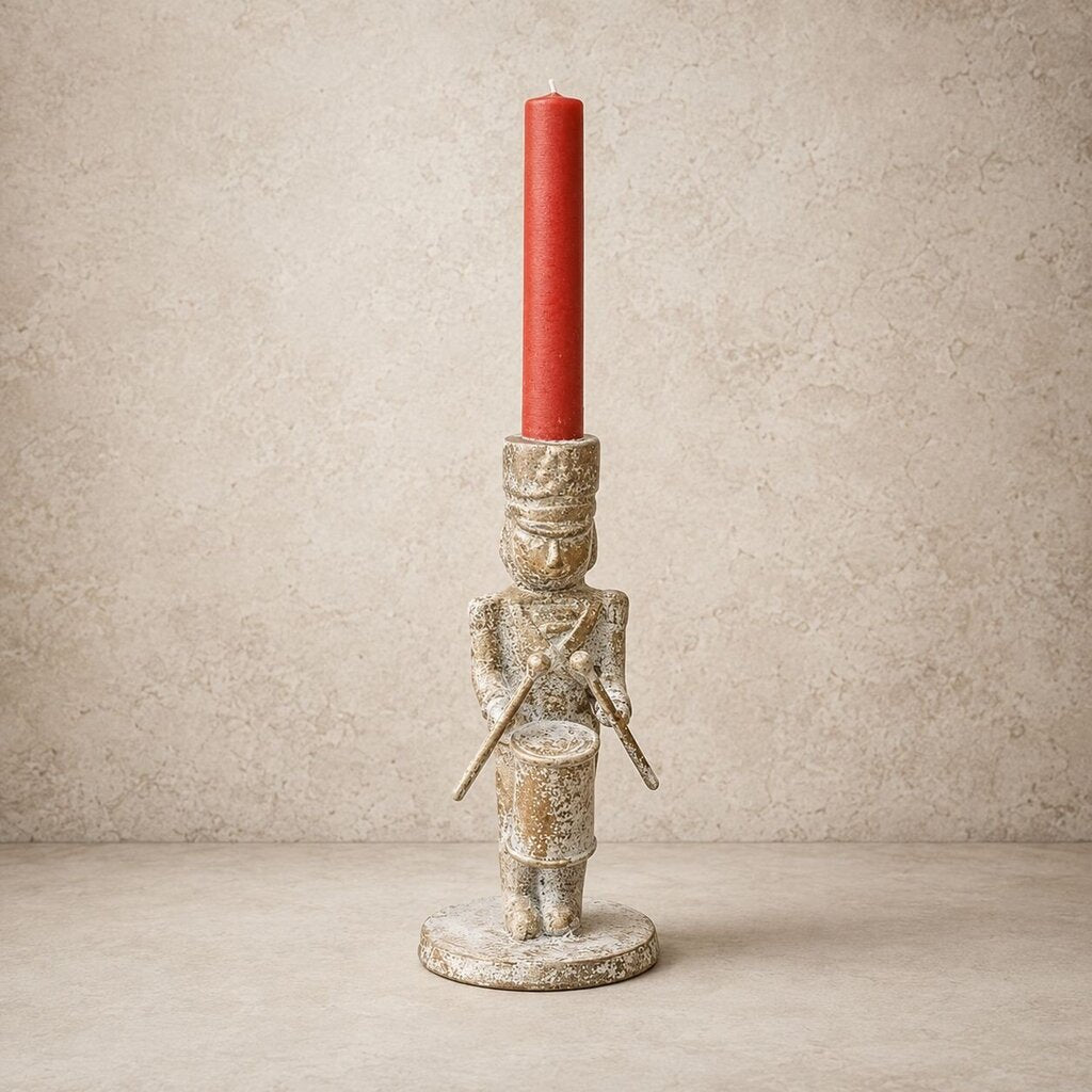 Little Drummer Boy Taper Candle Holder
