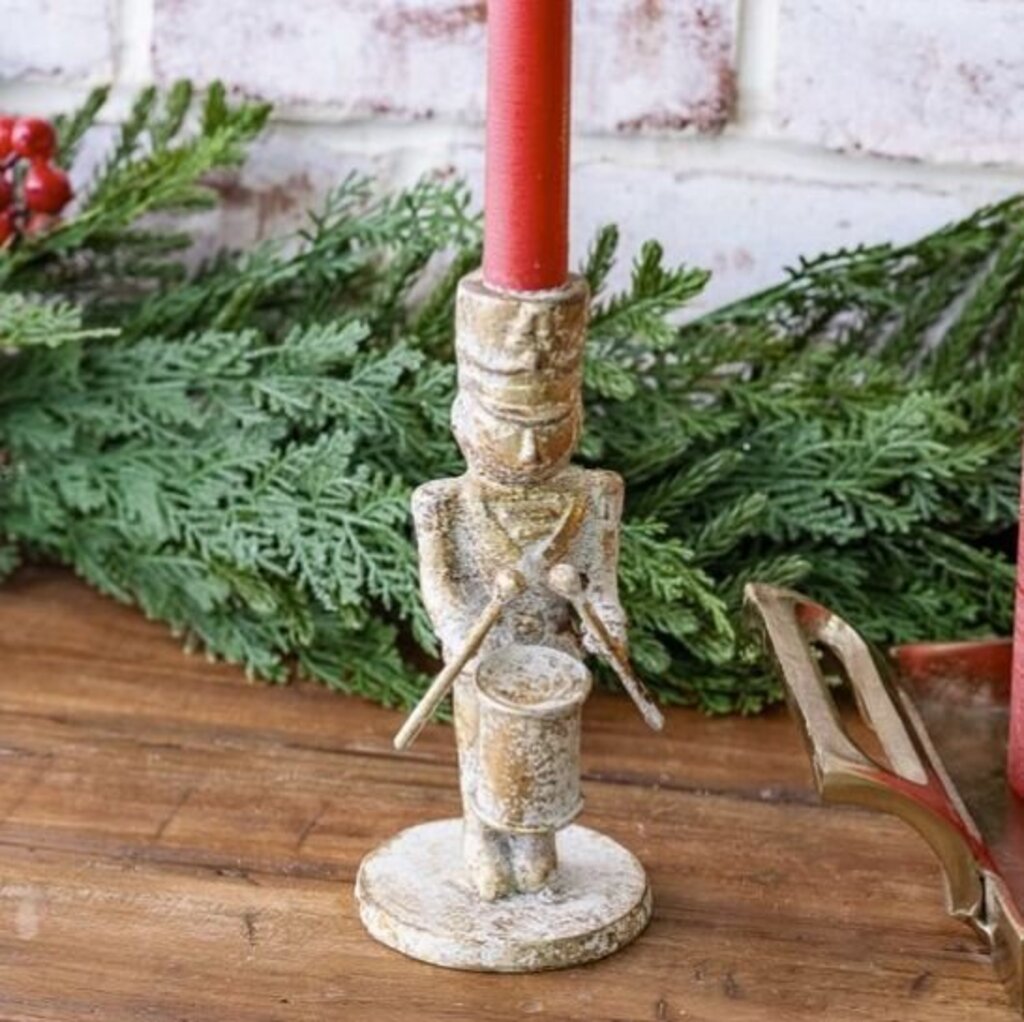 Little Drummer Boy Taper Candle Holder