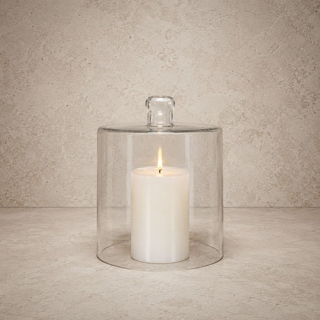 Clear Bell Jar - 8"
