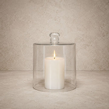 Clear Bell Jar - 8"