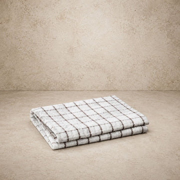 Brown Check Towel