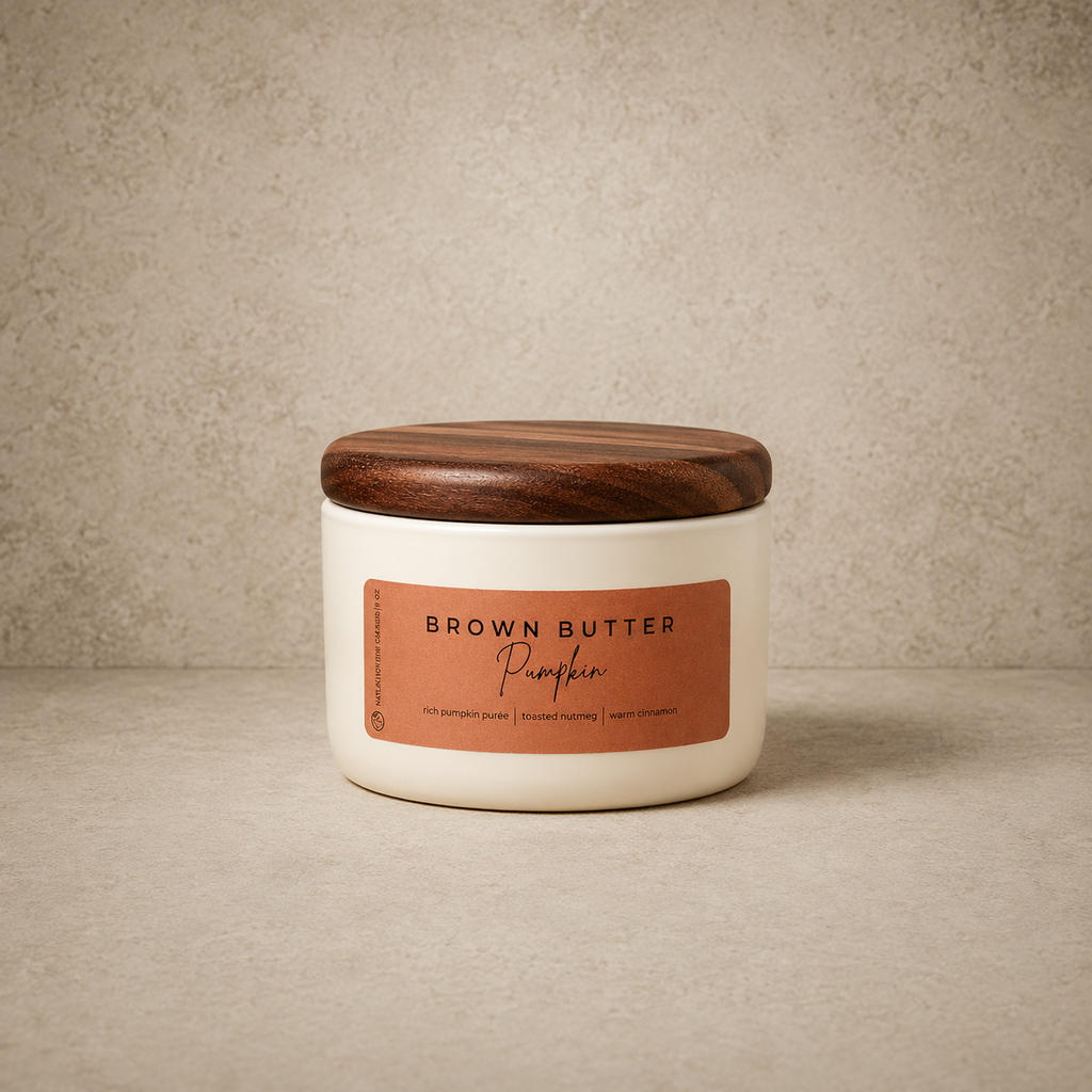 Brown Butter Pumpkin Soy Wax Candle