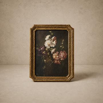 Antique Gold Dot Frame