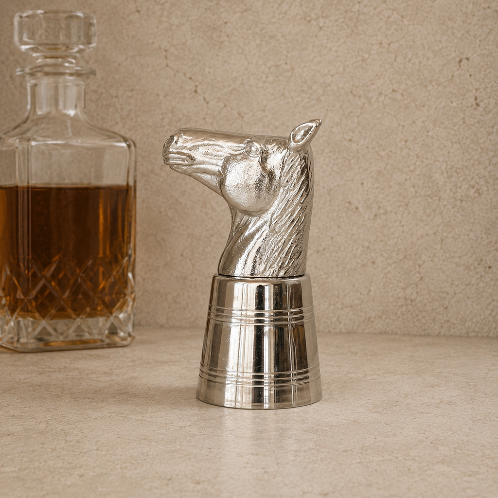 Metal Horse Head Jigger