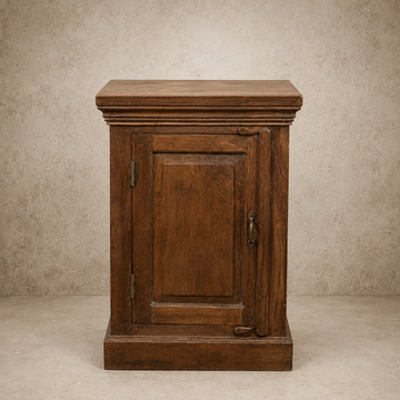 Sophisticated Dark Wood Bedside Table