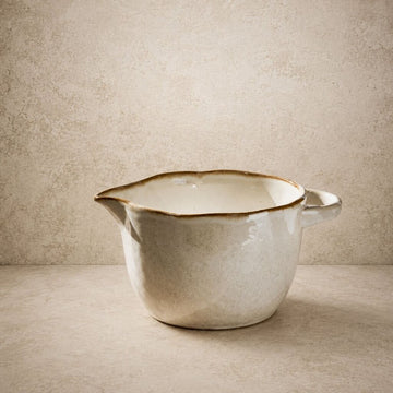 Speckled Brown Ceramic Mixing Bowl