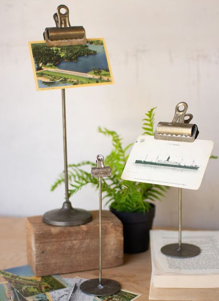 Metal Note Clip Stand