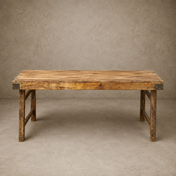 Wood + Metal Tent House Table