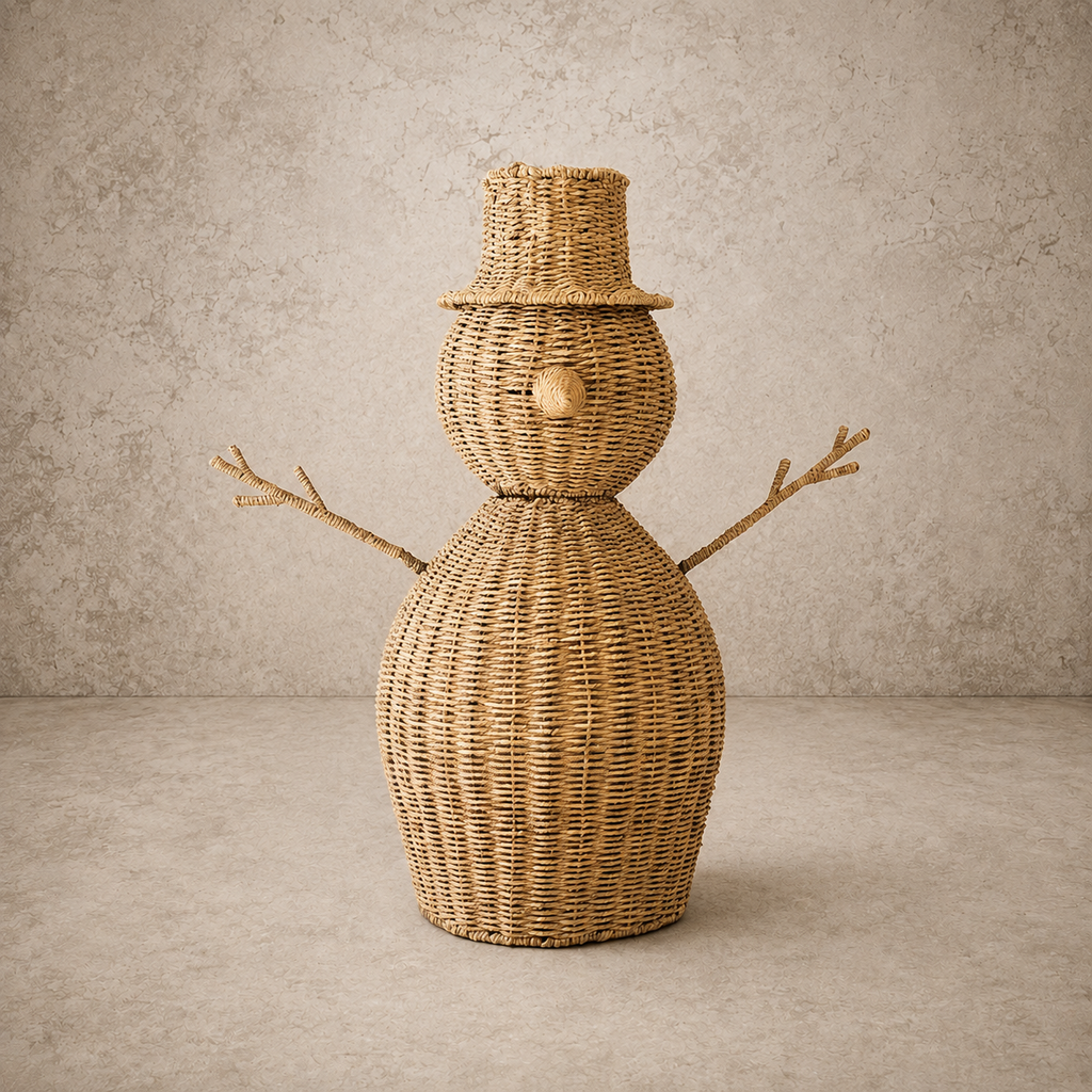 Amazing Woven Vine Snowman