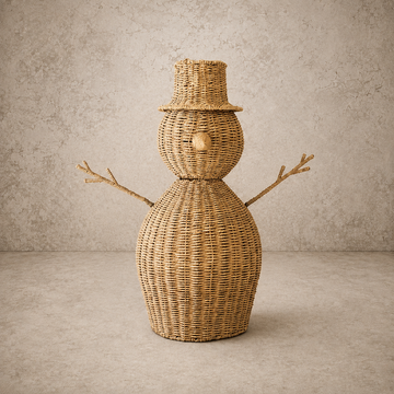 Amazing Woven Vine Snowman