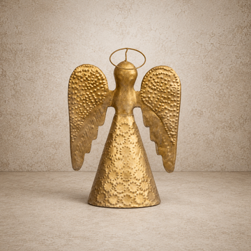 Antique Gold Angel Tree Toper