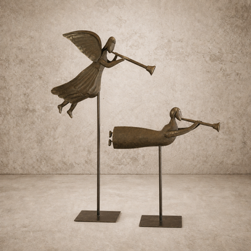 Metal Folk Art Angel