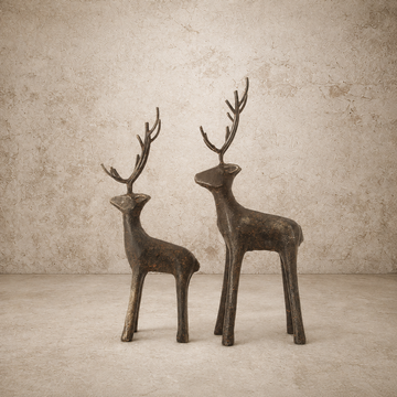 Cast Iron Standing Deer