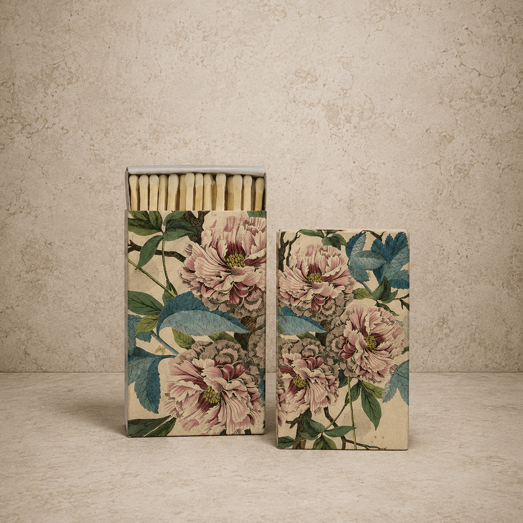 French Peony Matchbox