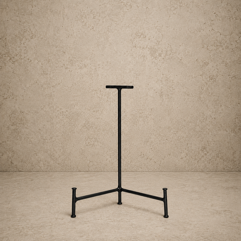Large Black Iron Stand
