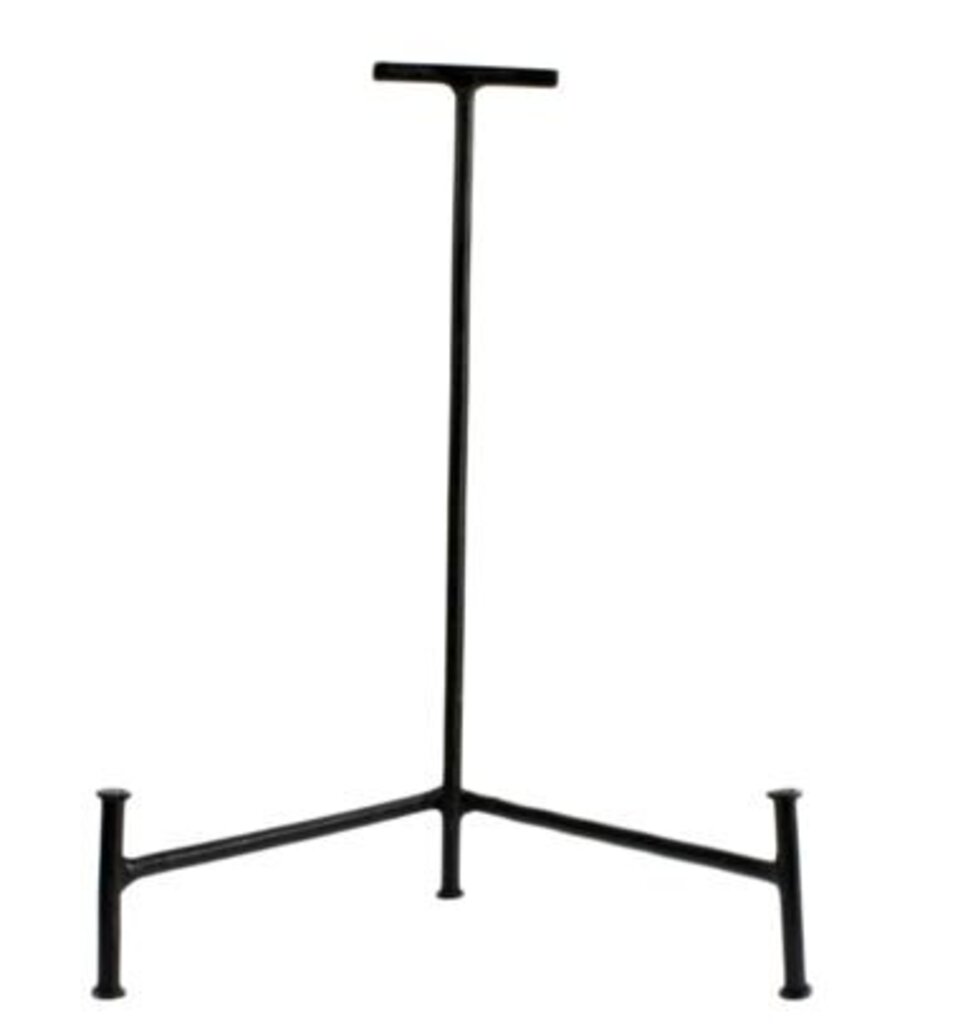 Large Black Iron Stand