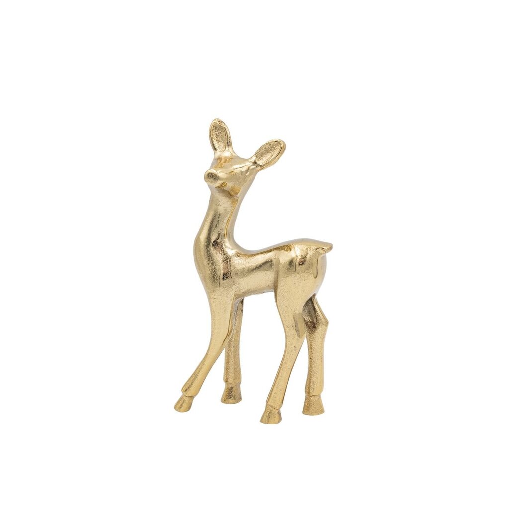 Cast Aluminum Deer w/ Gold Finish