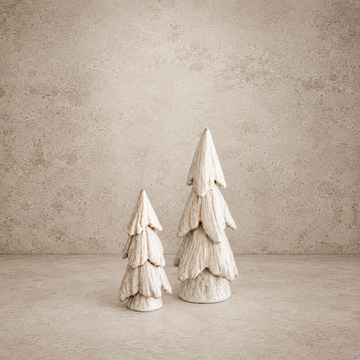 Reactive Glaze Stoneware Cream Tree