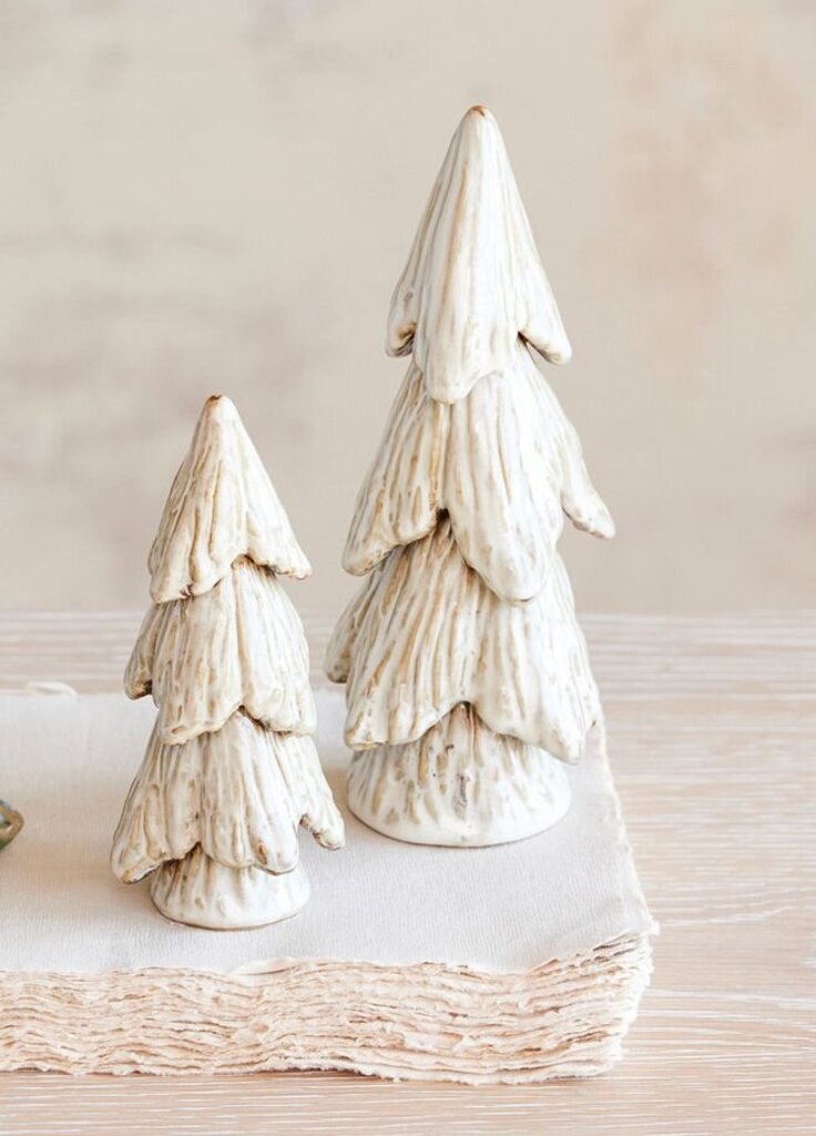 Reactive Glaze Stoneware Cream Tree