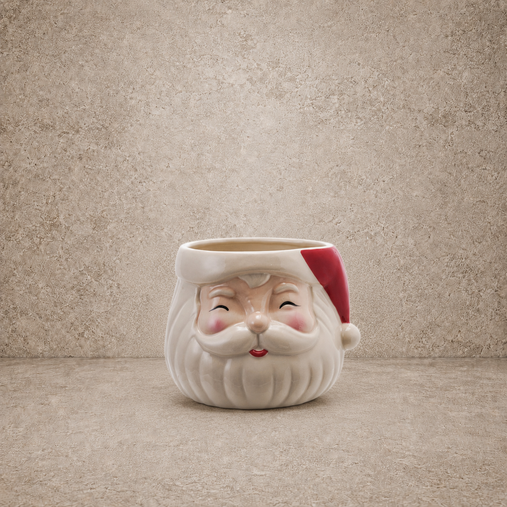 Jolly Santa Planter- 5"