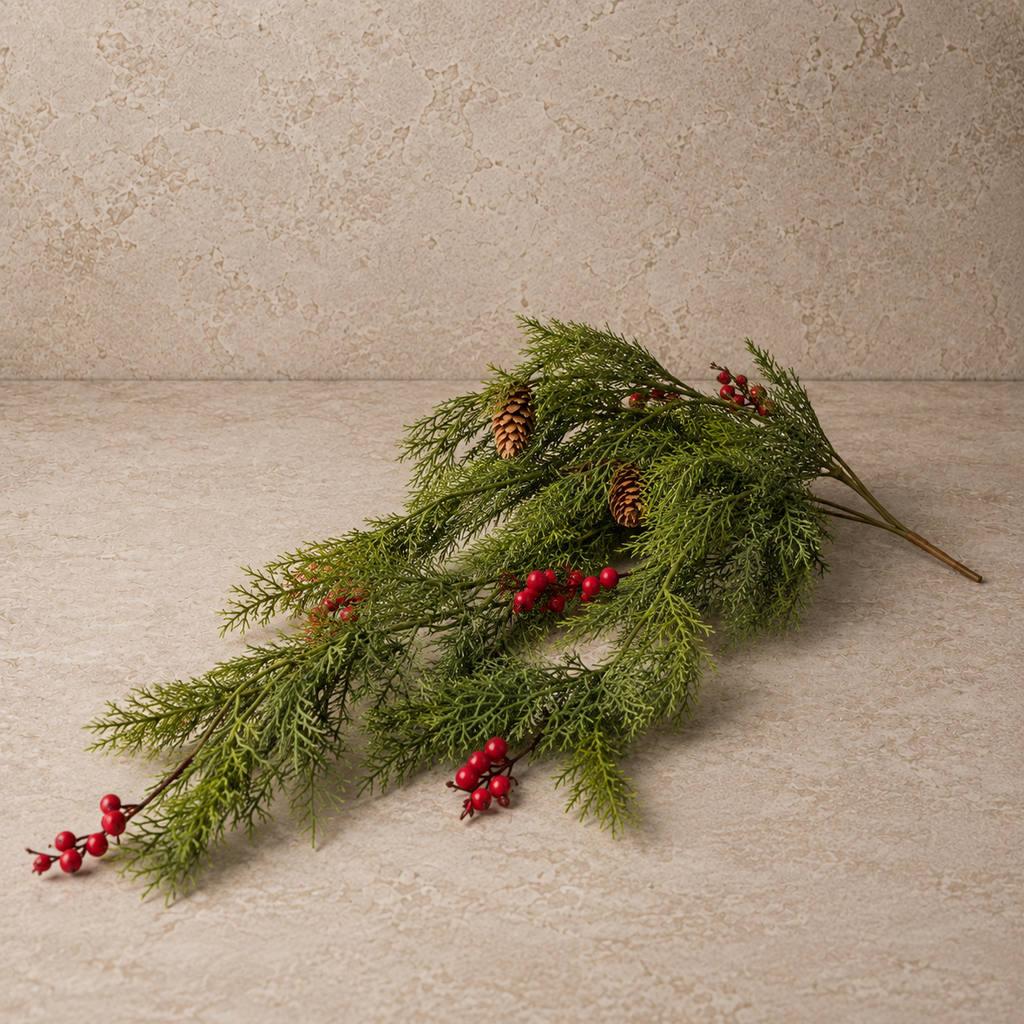 Alpine w/ Berries Hanging - 34"