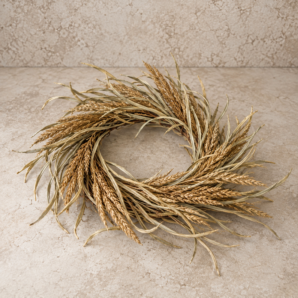 Wheaten Waves Candle Ring