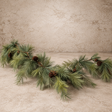9' Southern Rope Pine Garland