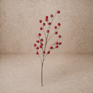 36" Sparkling Bauble Berry Spray