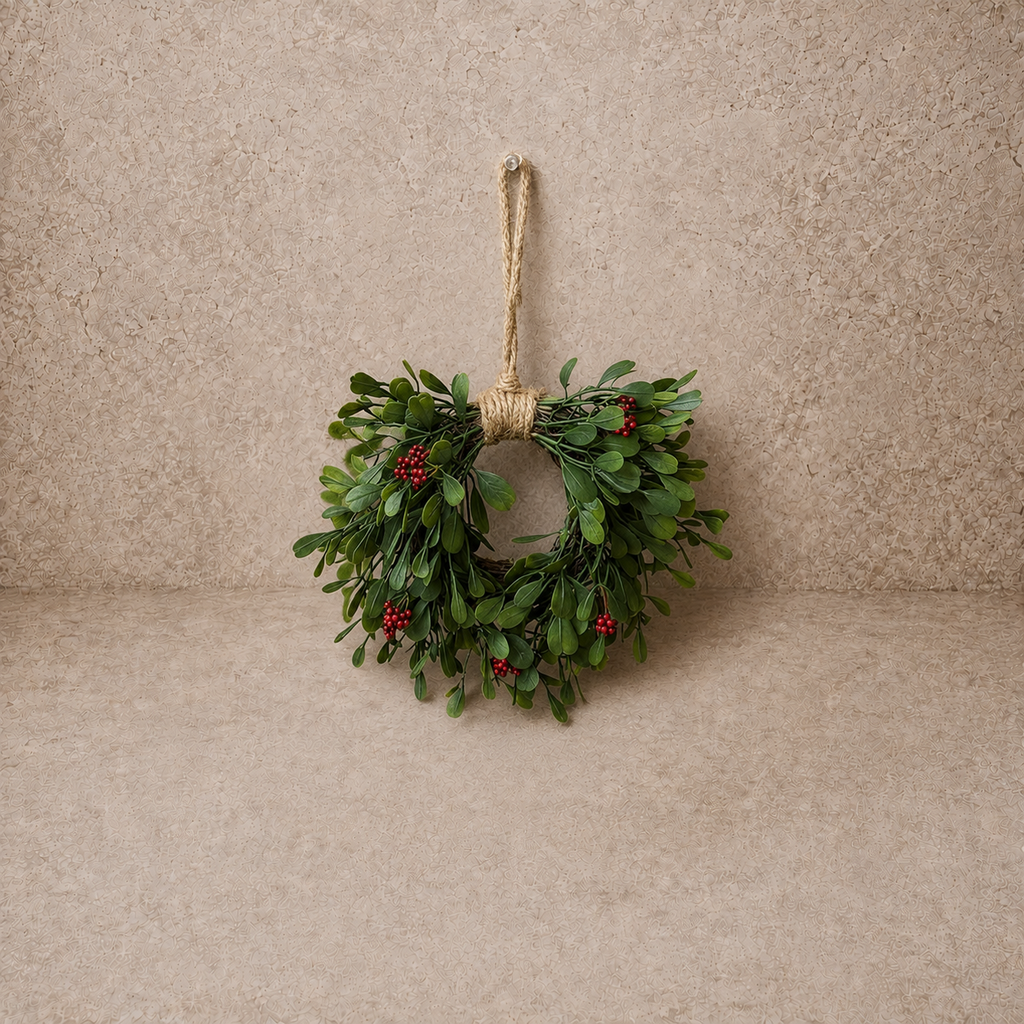 Noelle Greens Hanging Wreath