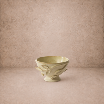 Raised Dimensional Leaves Bowl