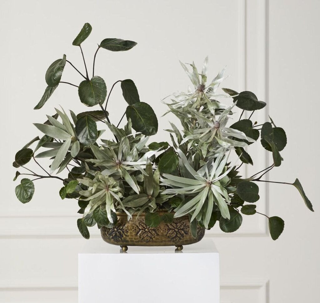 Gold Pressed Snowflake Trough