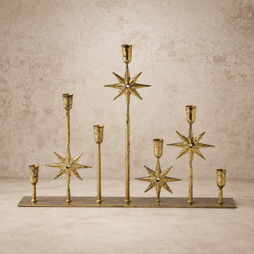 Gold Winter Solstice Candelabra