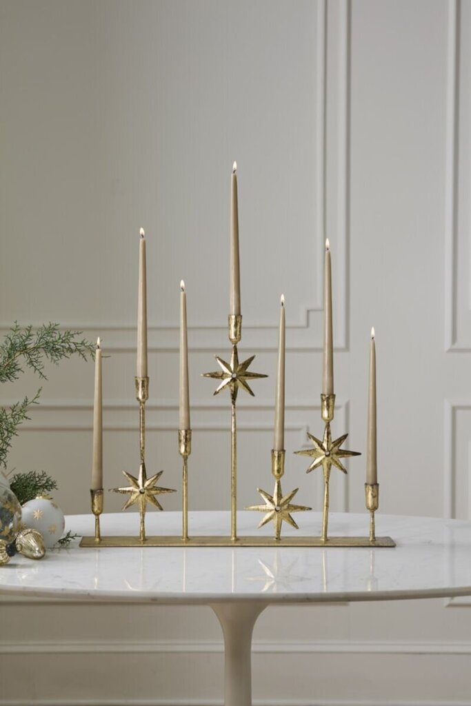 Gold Winter Solstice Candelabra