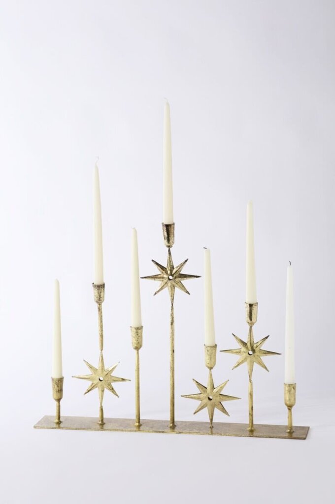 Gold Winter Solstice Candelabra