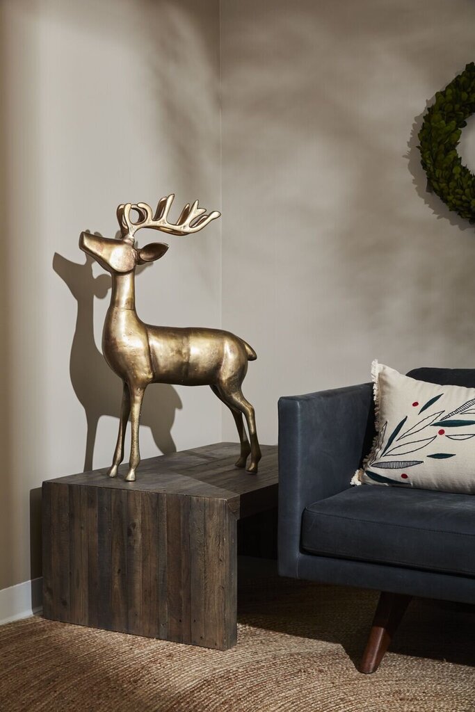 Gold Aluminum Reindeer
